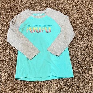 Ariat Girls Serape 3/4 sleeve shirt